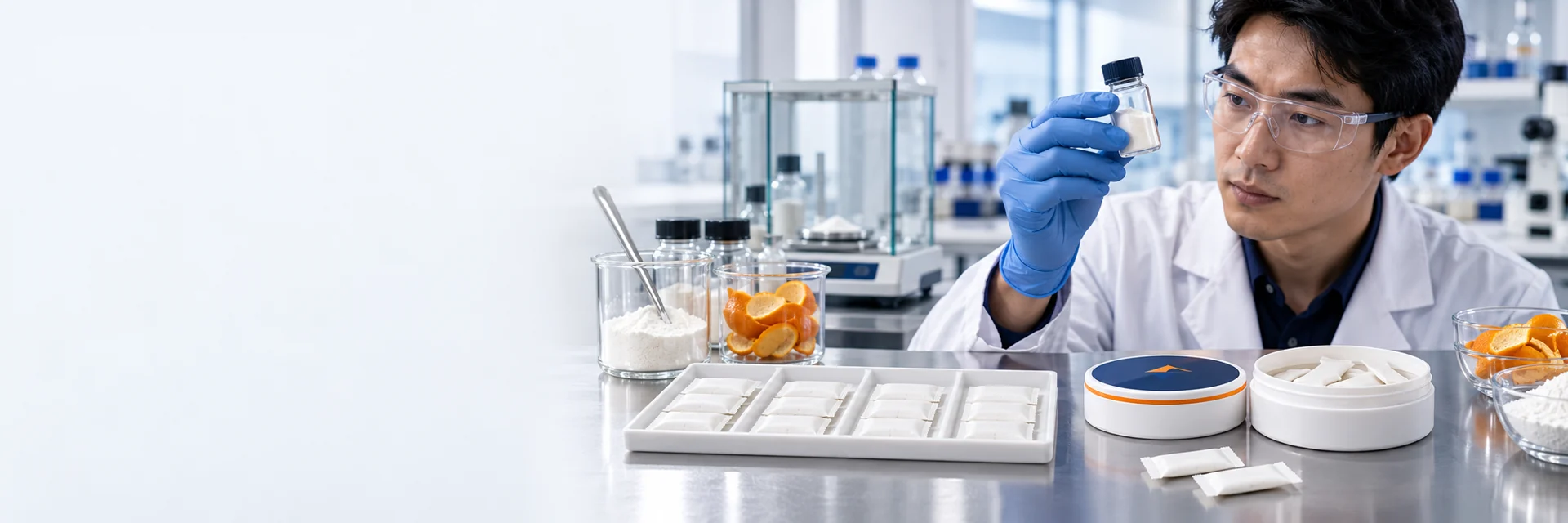 Formula and ingredient development illustration