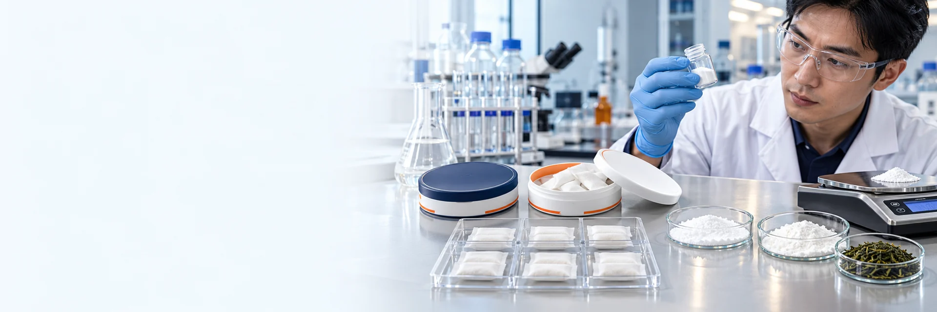Formula and ingredient development illustration