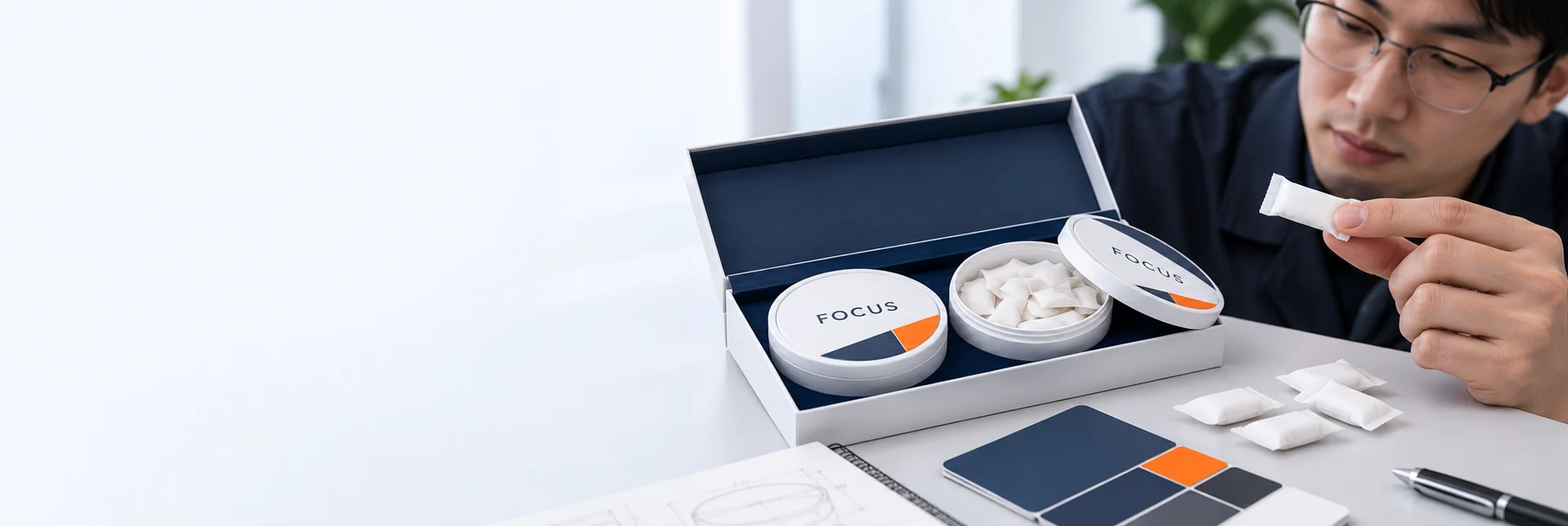 Private label packaging development concept