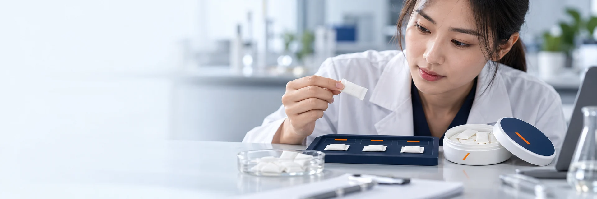 Nonwoven pouch manufacturing illustration